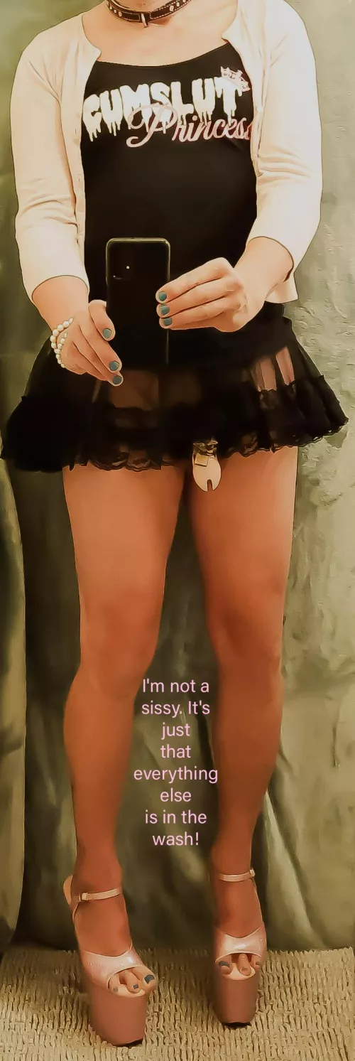 Oh, the necessities of laundry day! by SissyCuckAva