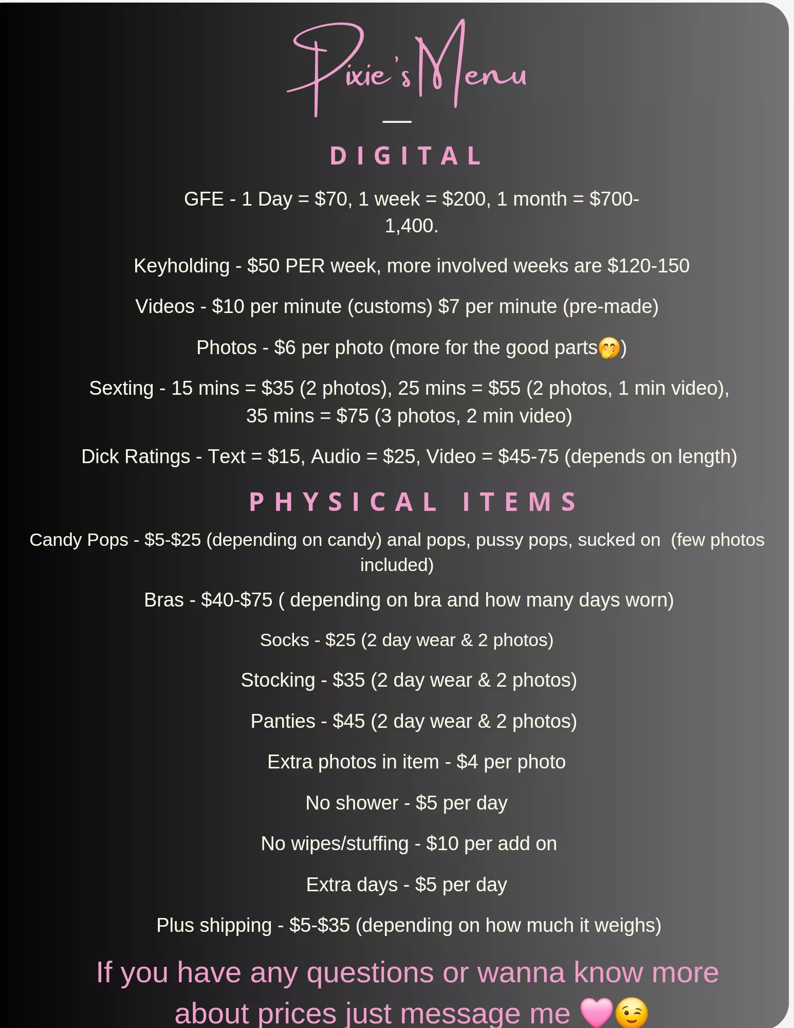 [OTH] as well available. Ask me anything 😘 I don't bite.. Hard🤭😉 posted by Queen_pixiexxx