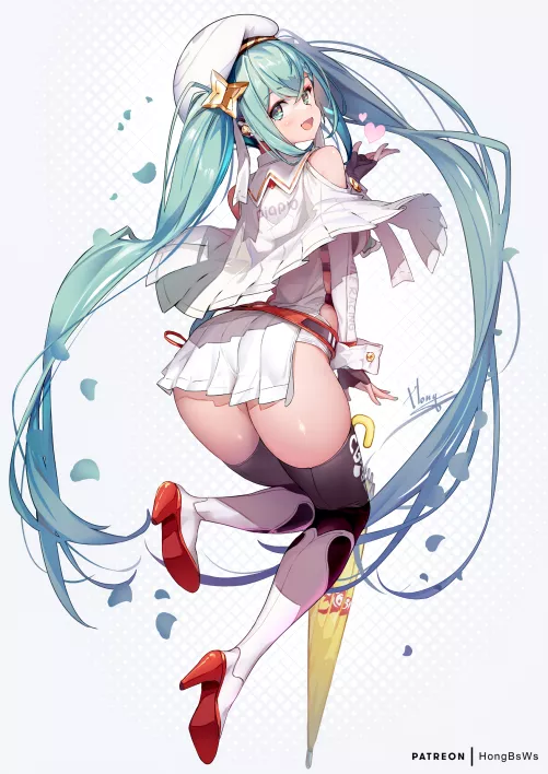 Racing Miku [Vocaloid] by xSaviour_N
