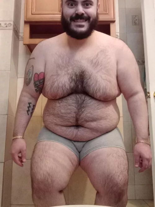 Showing off the tree trunk thighs by TooPretty4Prison