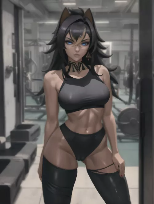 Sporty Dehya [Genshin Impact] by Hikkaria_Sweet