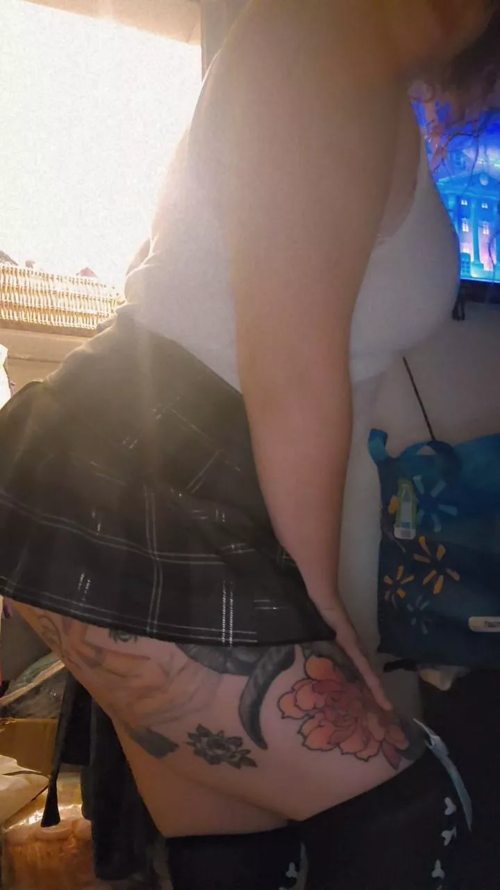 Thigh highs go with school girl skirts right? posted by alaura_elizabeth