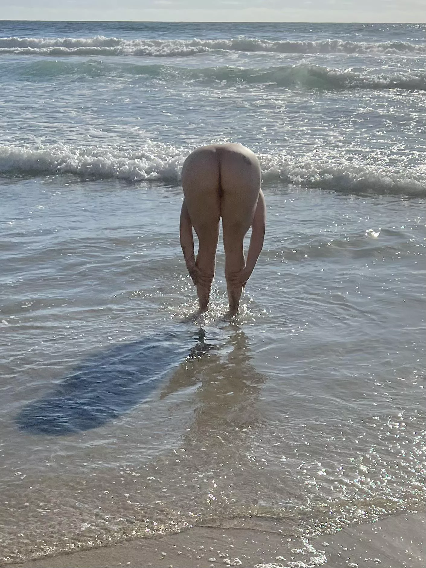 Took it all off at the beach posted by whoreofhorror666