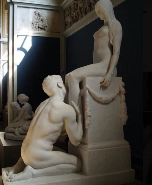 We need more art of men worshipping Women by True-Orange9