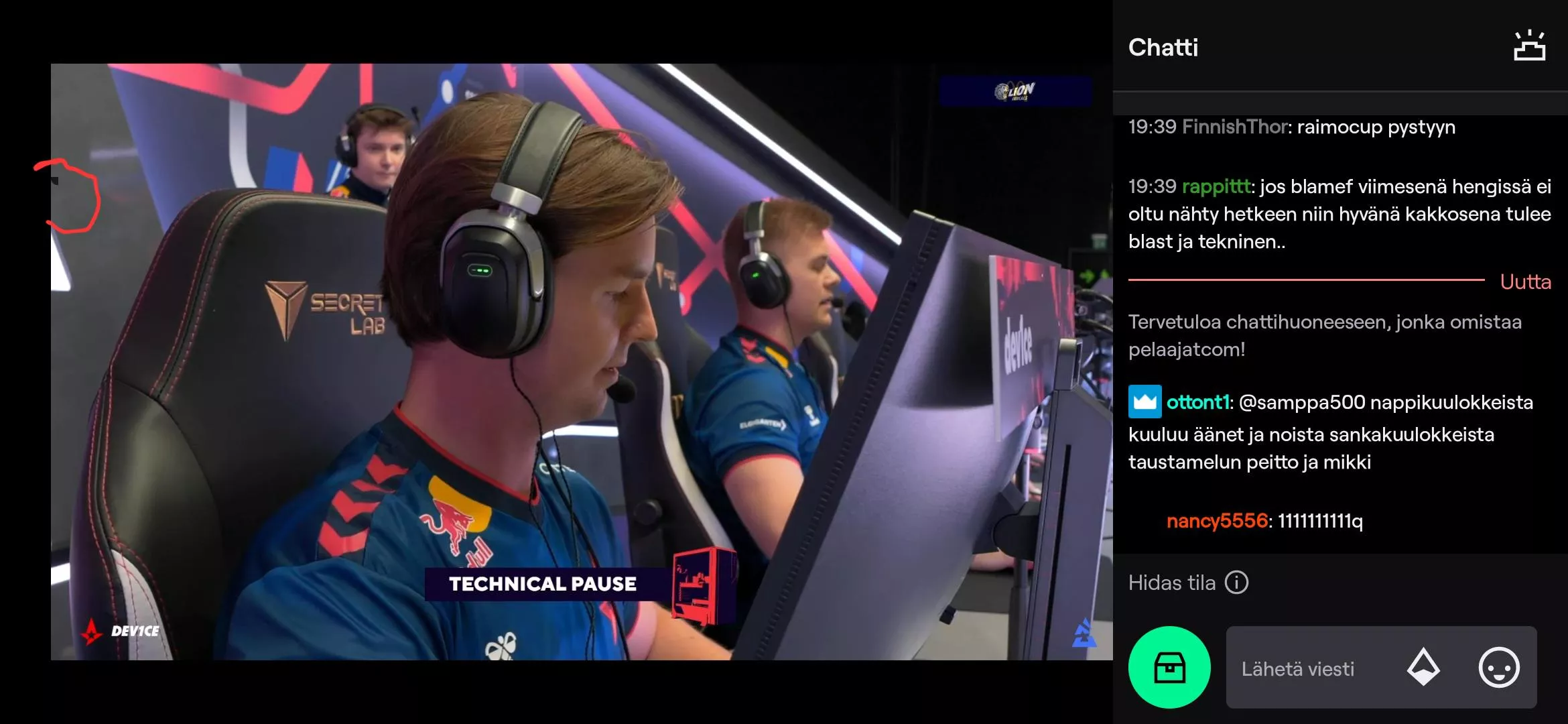 Weird bug on screen posted by Jaarne