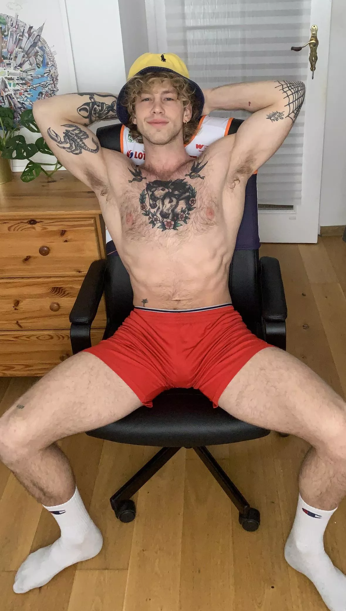 Which armpit first? posted by AlphaJake23