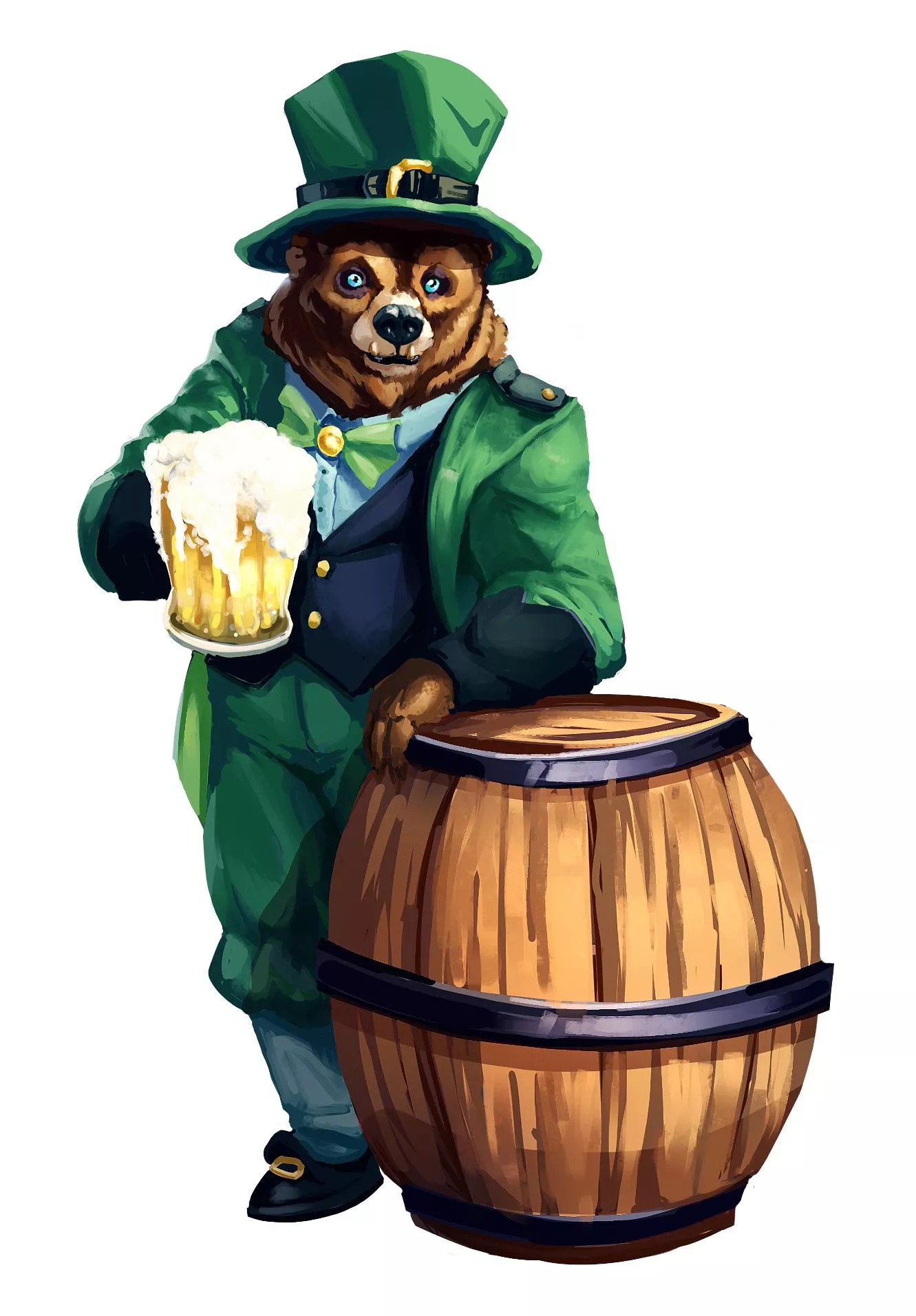 A character I painted for a client a while ago, still think he is very handsome! posted by BrunoAssolari