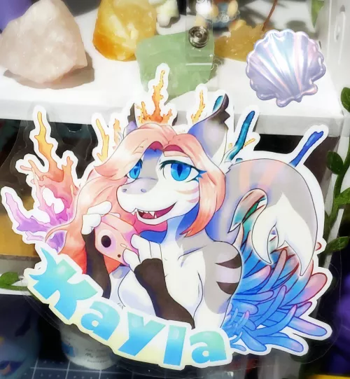 A recent badge commission iv done! :) Art by me! by PaintBrushBirdie