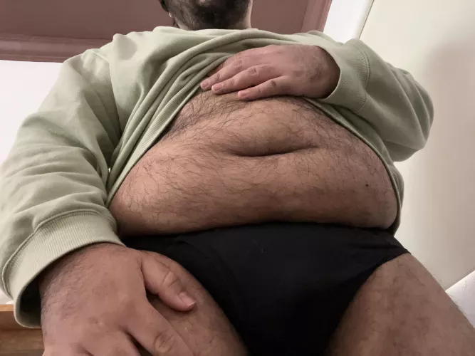 Any love for a hairy belly? by pkfreezebear