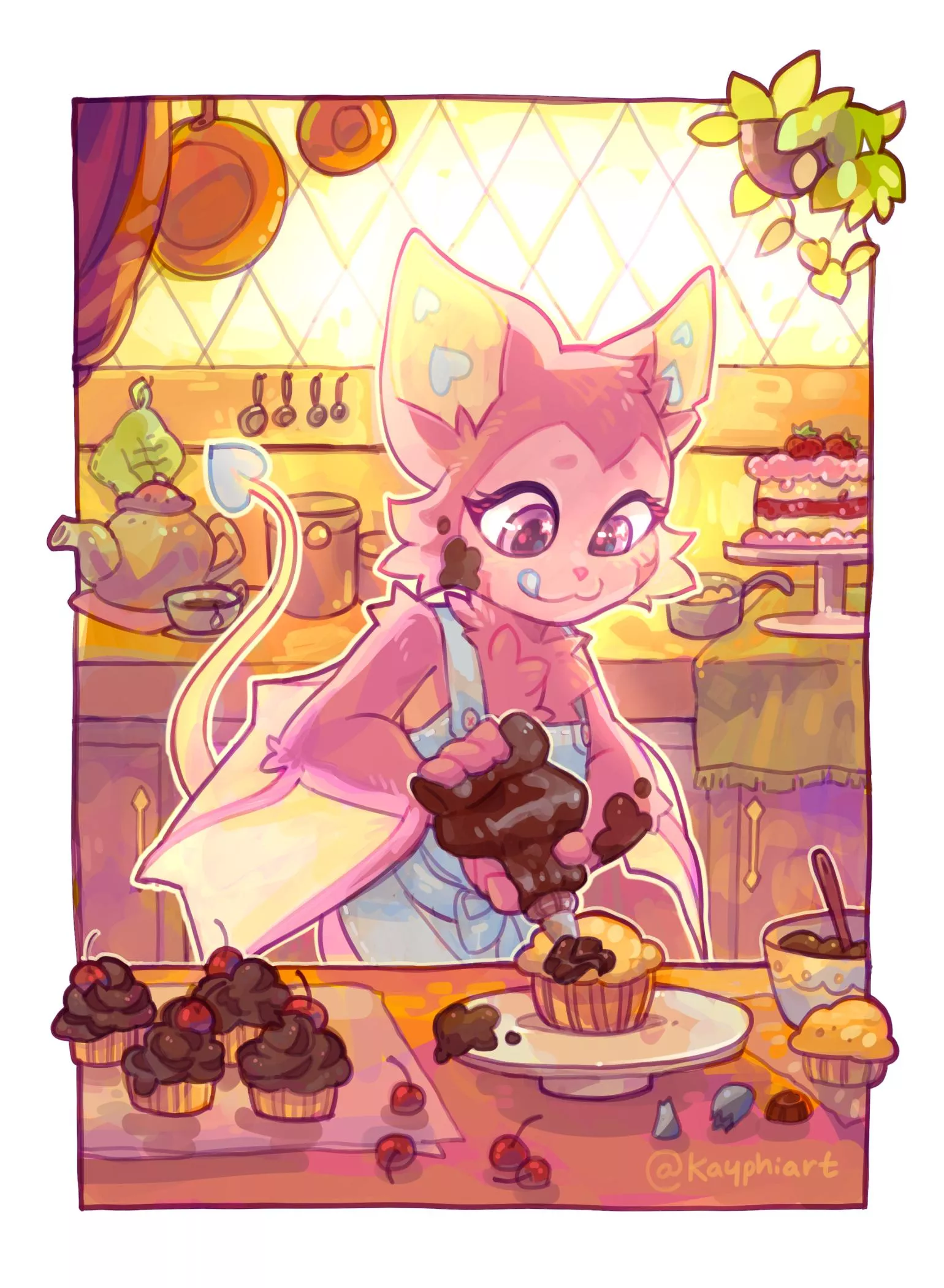 Baking! (by me @Kayphiart) posted by Kayphiart