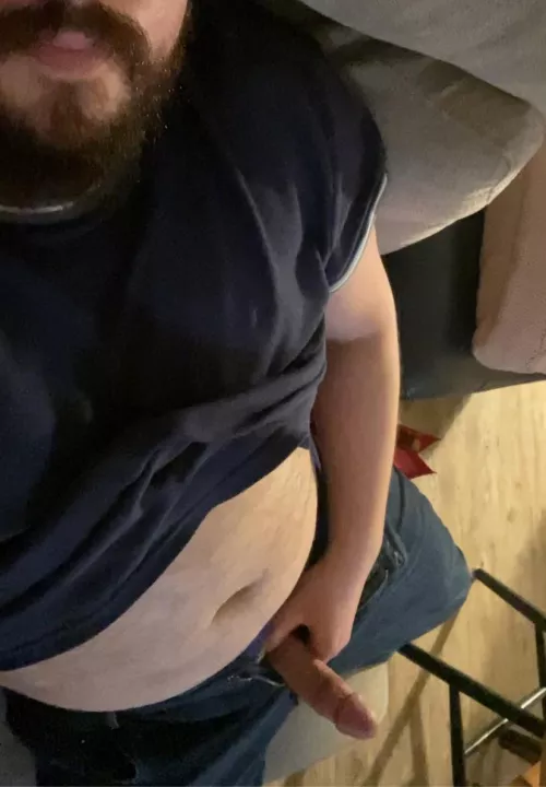 Been slapping it on my belly, wishing I was slapping it on your face by bza87