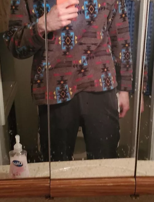 bulging in my straight bro bathroom by daddymbates