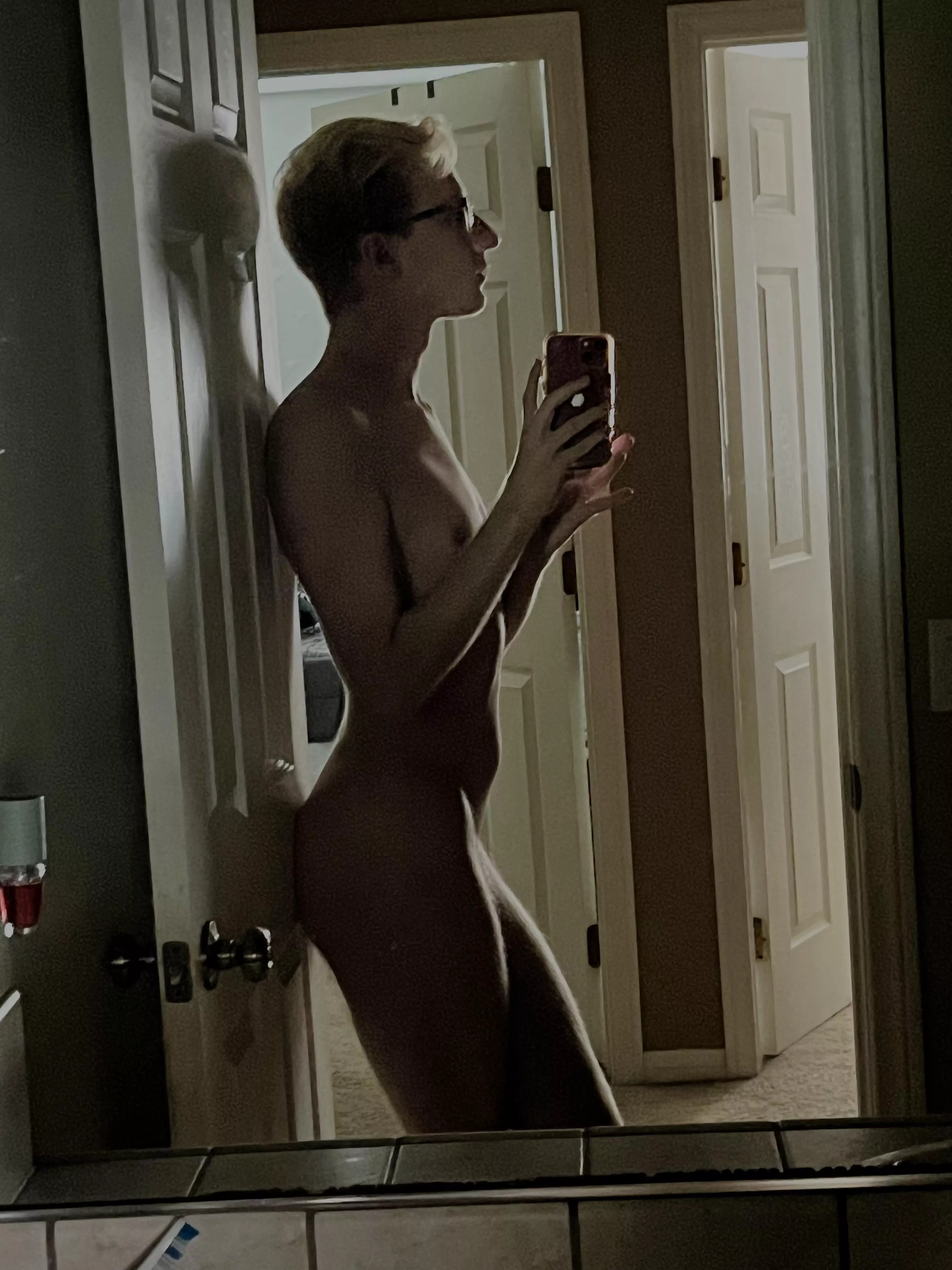 butt naked haha :) posted by deeemjayy