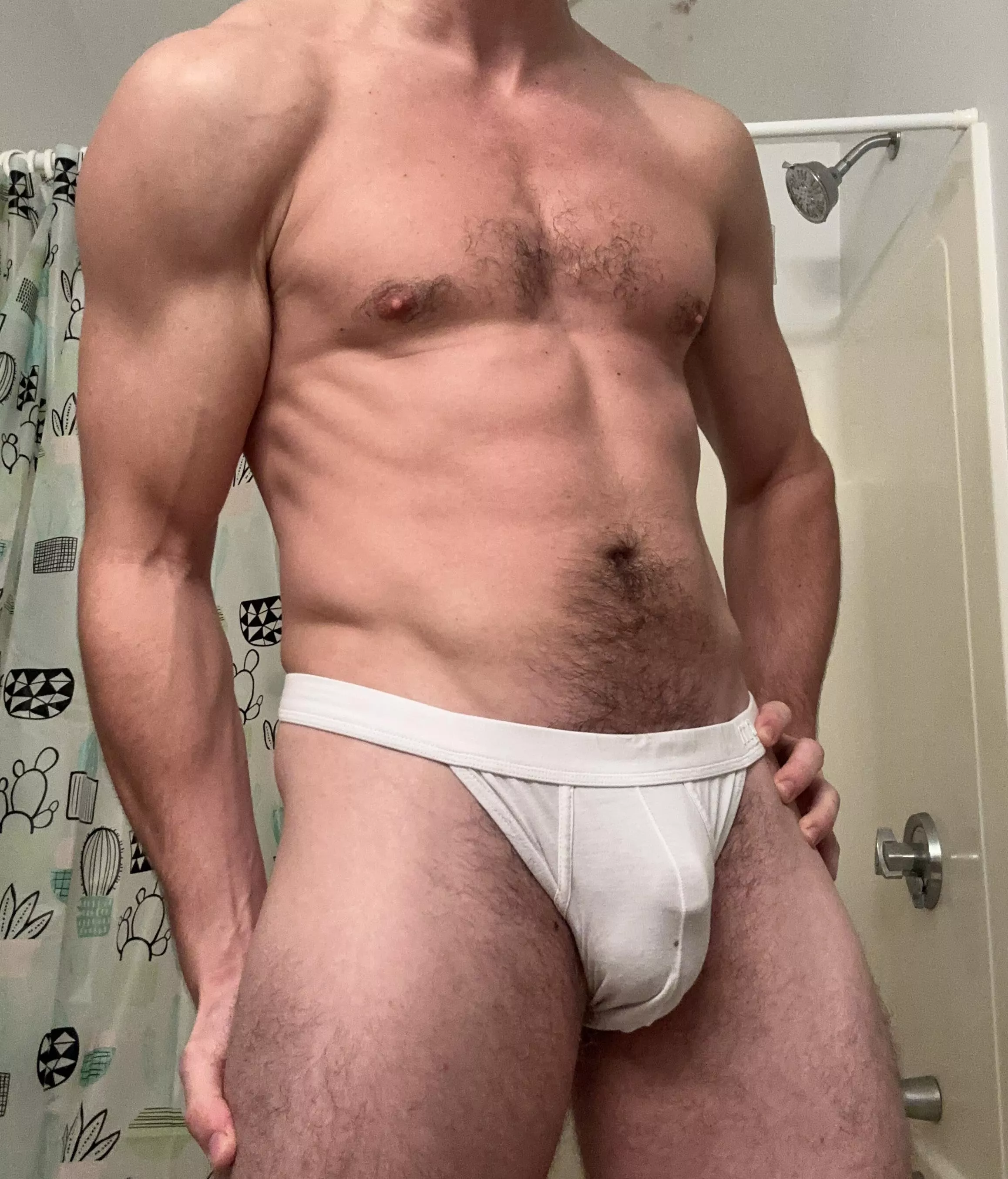 Cock Outline in a Thong posted by gonesgone