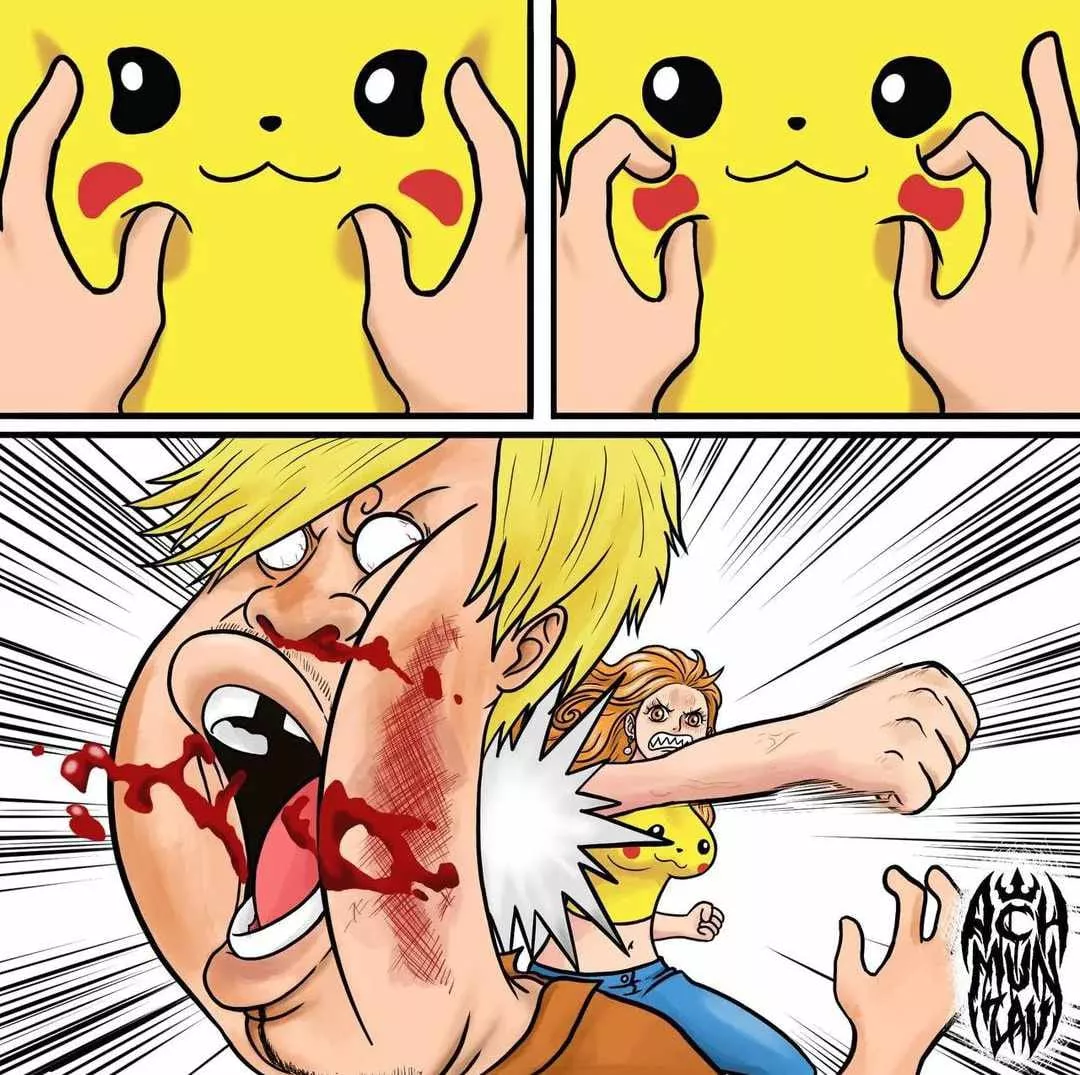 He was just touching Pikachu's Chick 🤧 posted by _young_sexy22