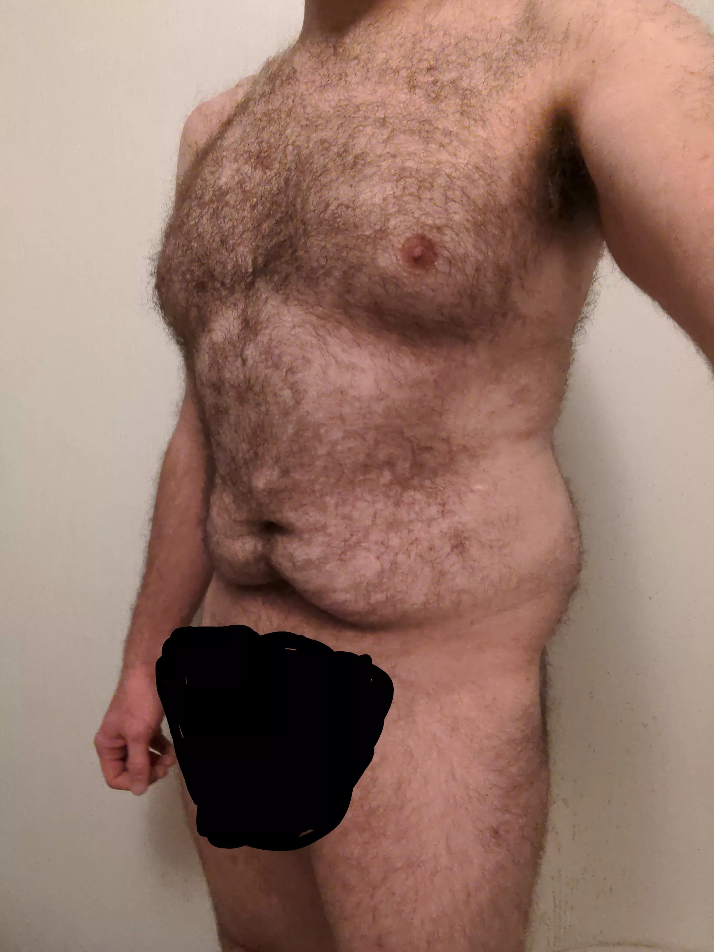 I don't hate my chest hair, but I'm quie self conscious about my body over all. posted by secretsquirrel669