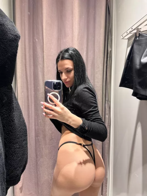 I love how G string tease the ass 😄 by silkytablespsoon