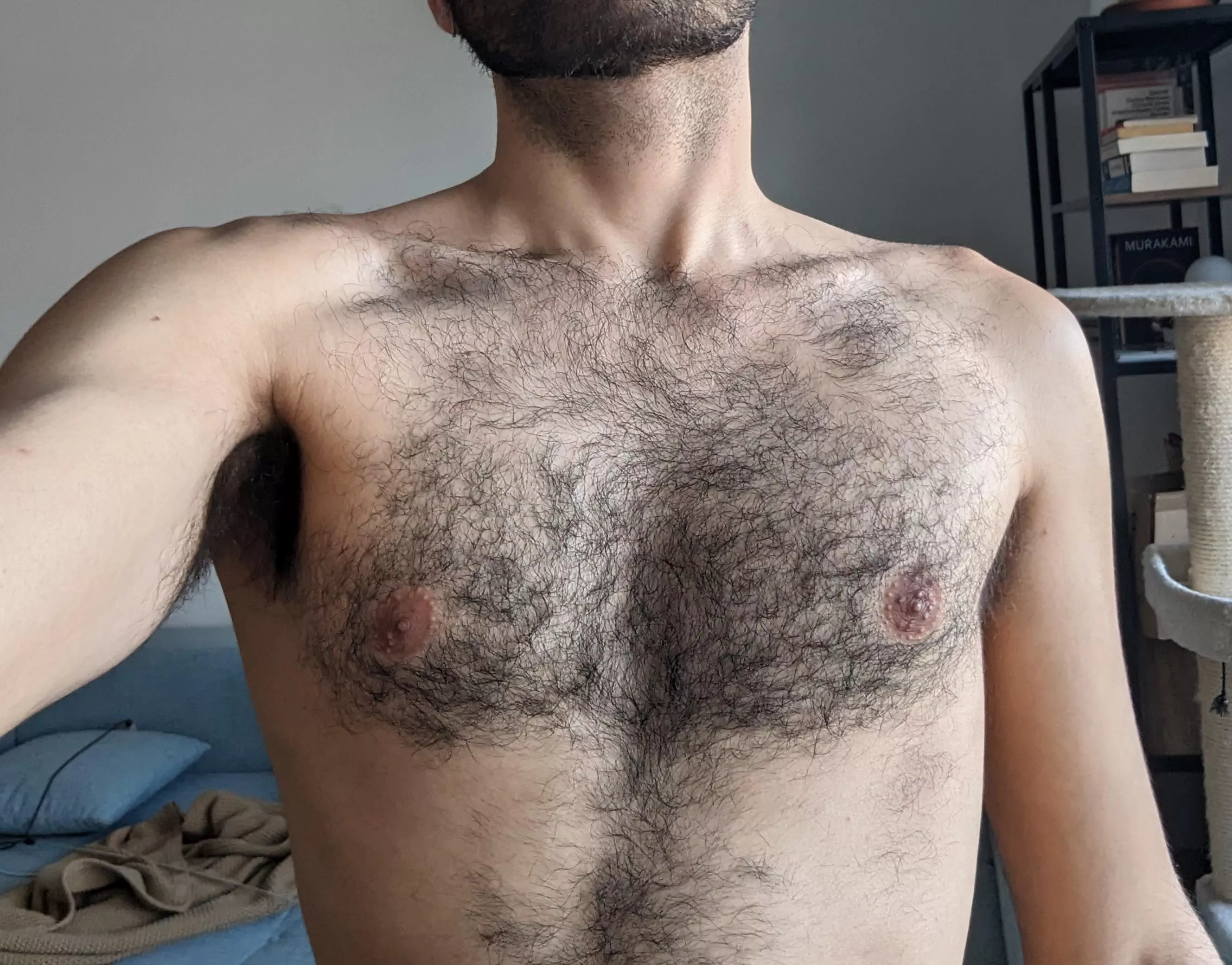 I want someone to caress my chest posted by gerbori