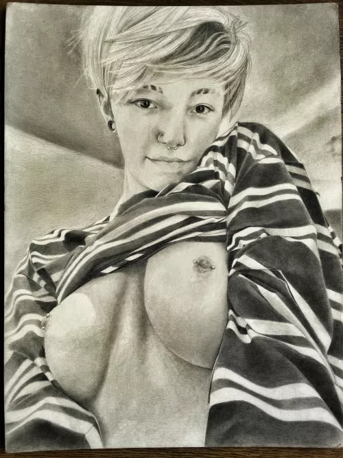 <Kai> graphite drawing by <Thesensualpencil> by TheSensualPencil
