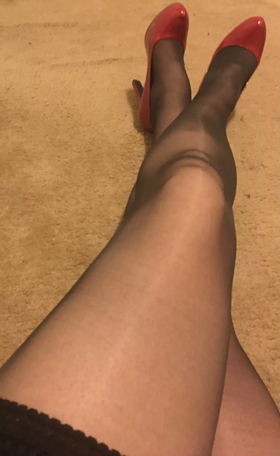 My favorite, CFM in RED posted by JessicaPantyhose