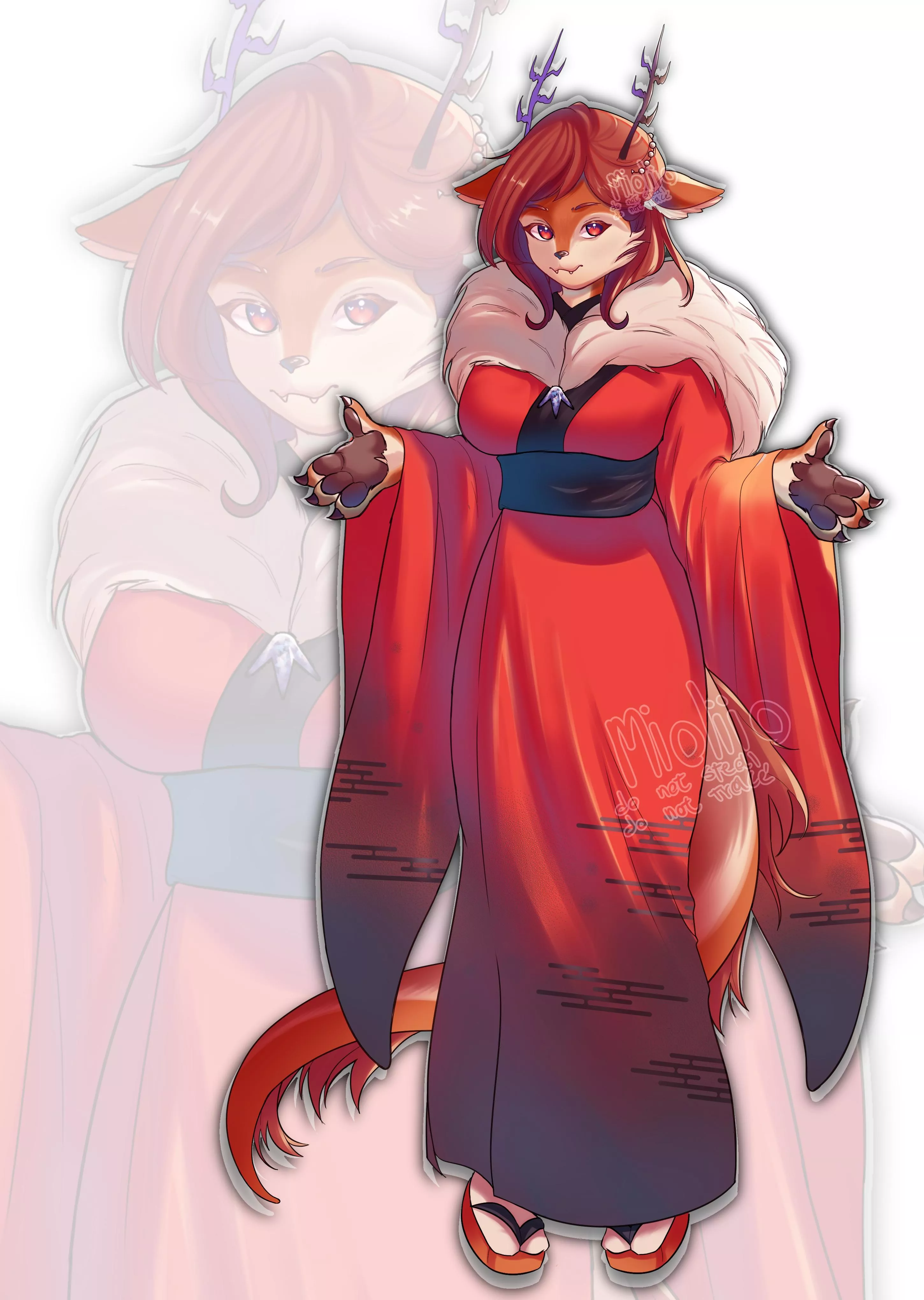 new year's illustration (by me) posted by miolio_