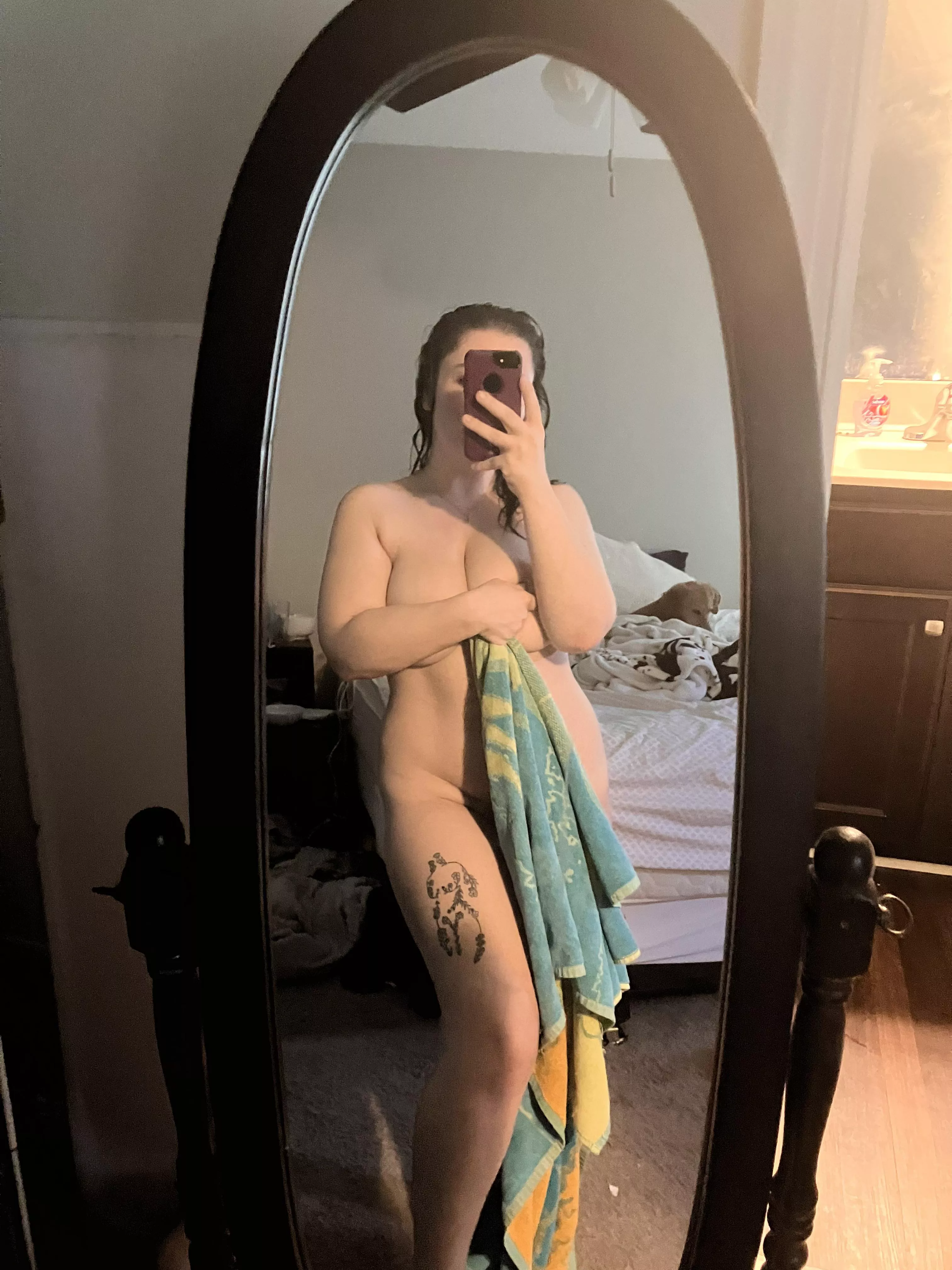 nothing like a hot shower 😍 posted by bornfor-