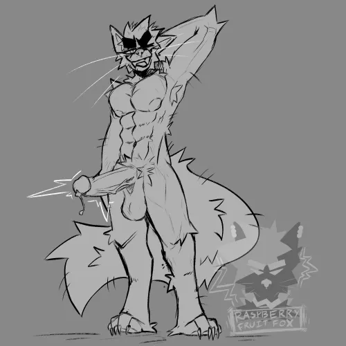 Showin off (Raspberry Fruit Fox) by Accomplished_Cold241