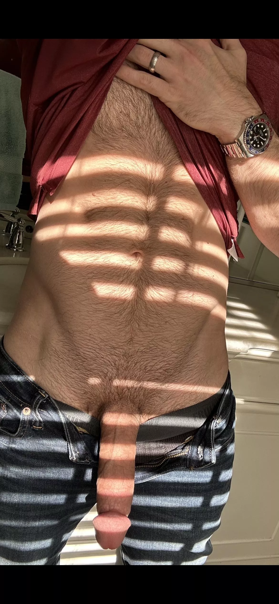 Think the neighbors would mind if I opened the blinds more? posted by trophyhusband1112