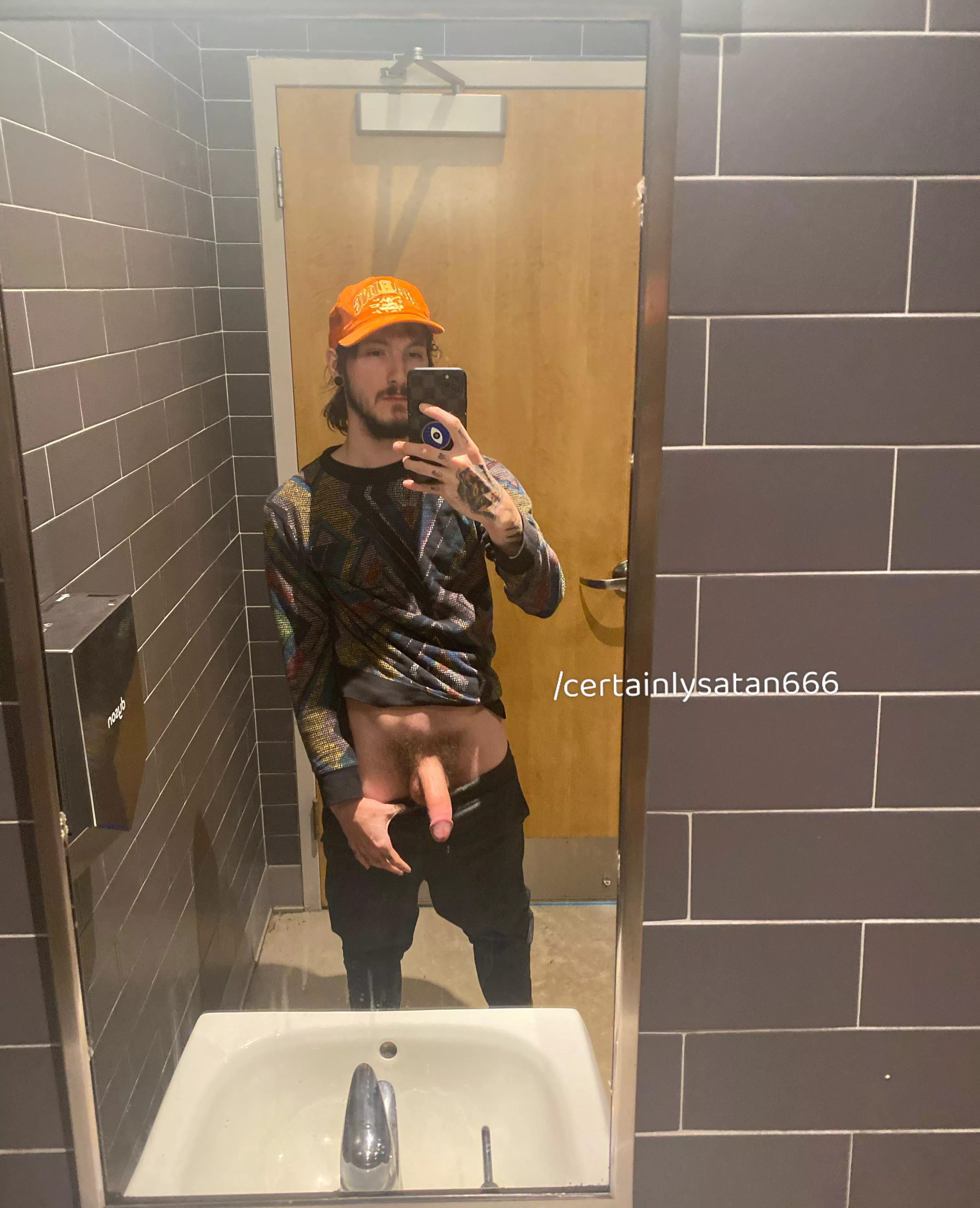 Waiting in the bathroom w the door unlocked 😈 posted by CertainlySatan666