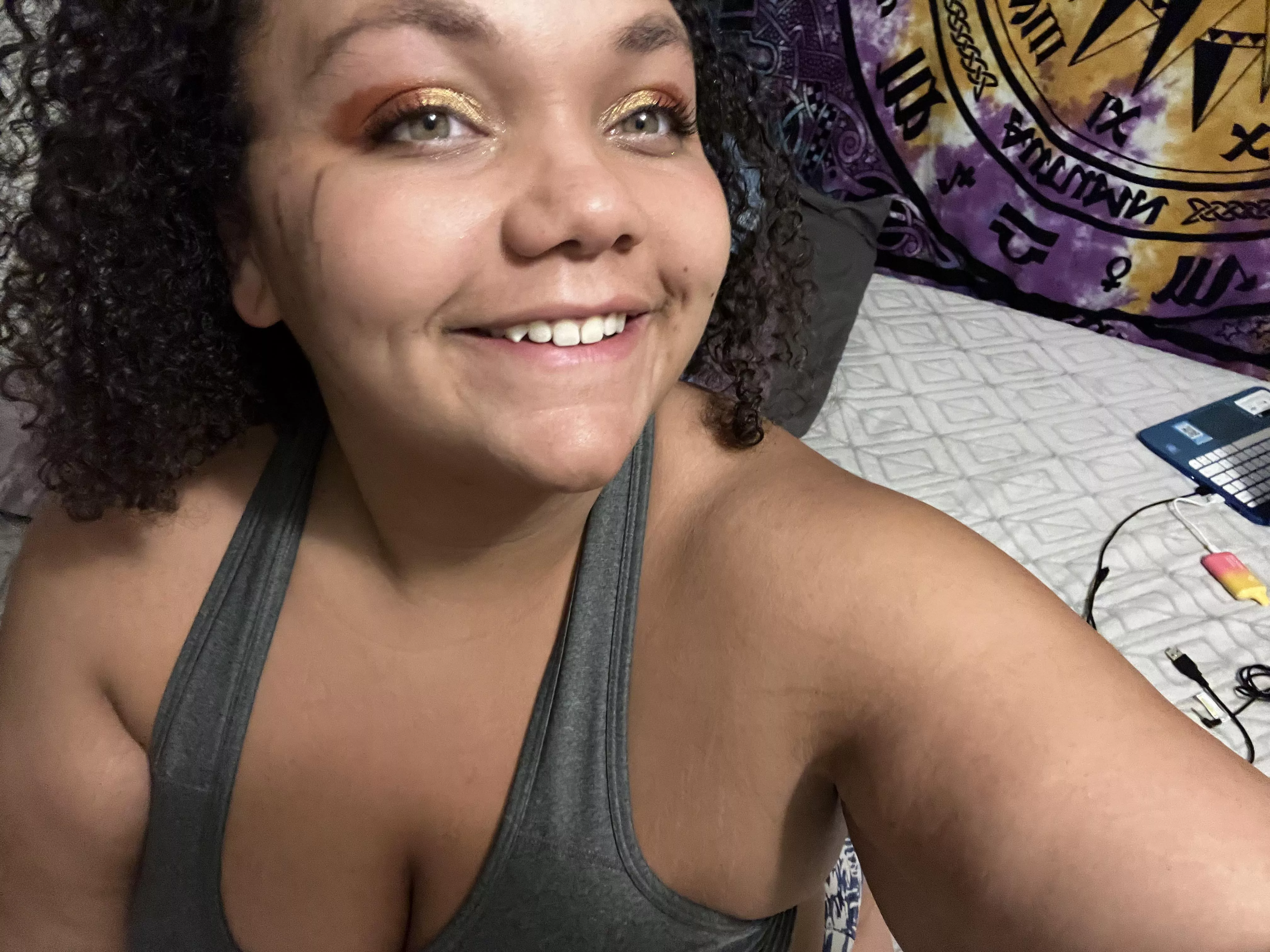 Was enjoying my makeup posted by MissHoneyButter46