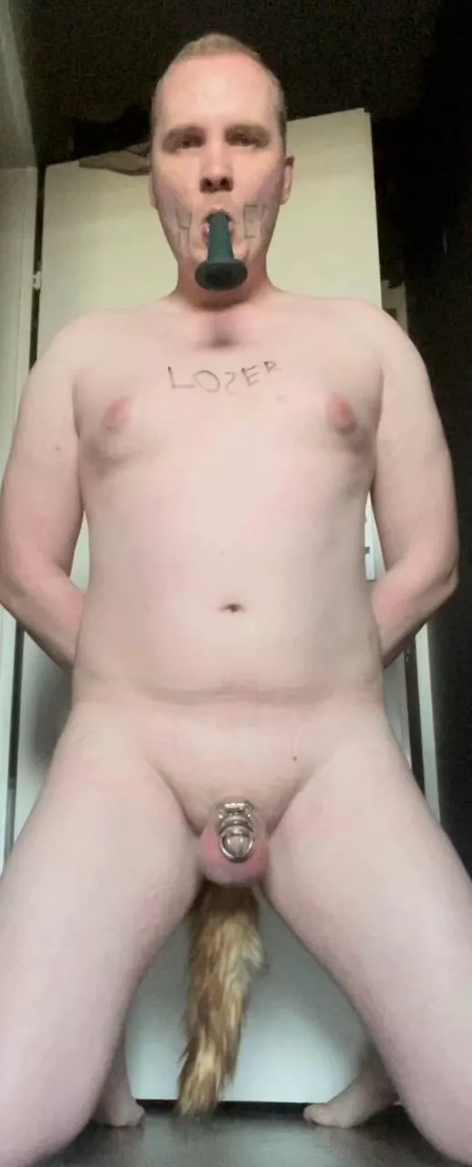 Whenever my sub sees my body he just can't behave himself... so he's gotta be locked up posted by GothHarlot