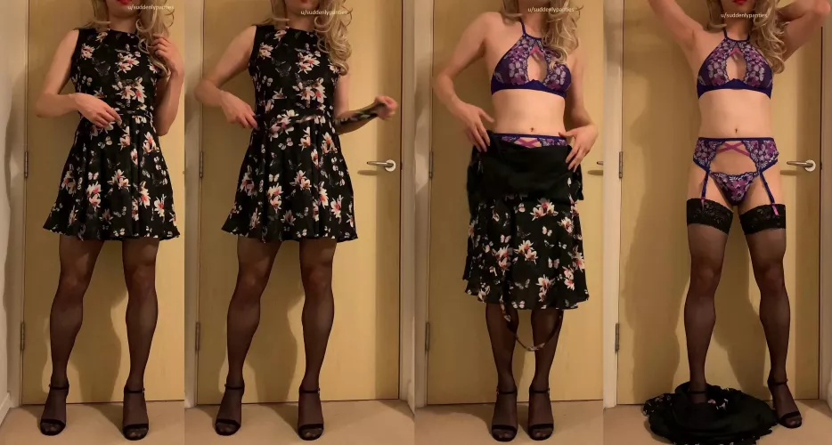 Would you ever think an innocent girl like me would be wearing lingerie like this underneath? by suddenlypanties