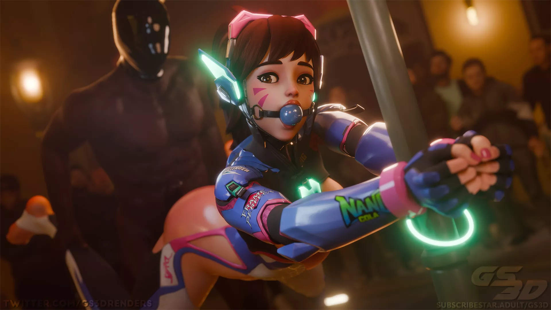 Bound D.Va (GS3D) posted by Kamine12