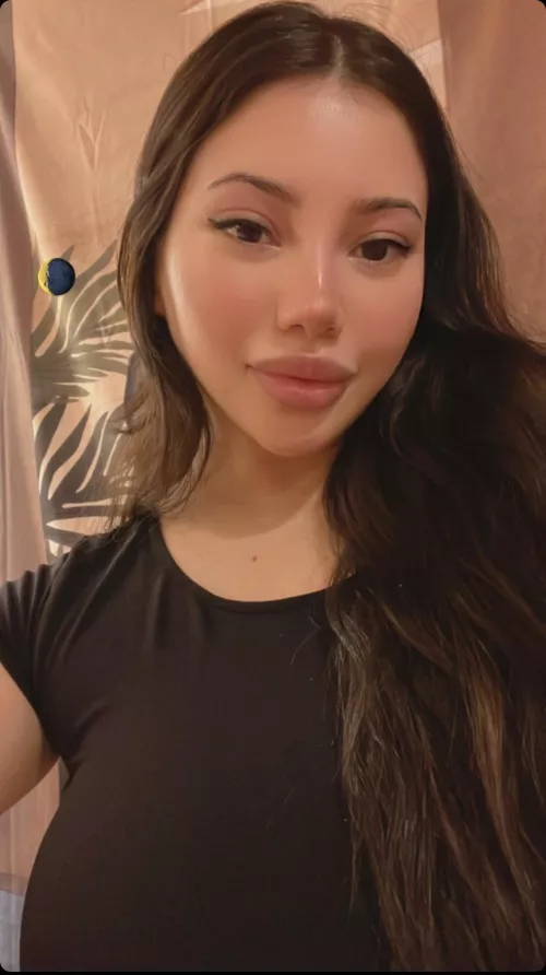 Busty in black by anonymous123456_