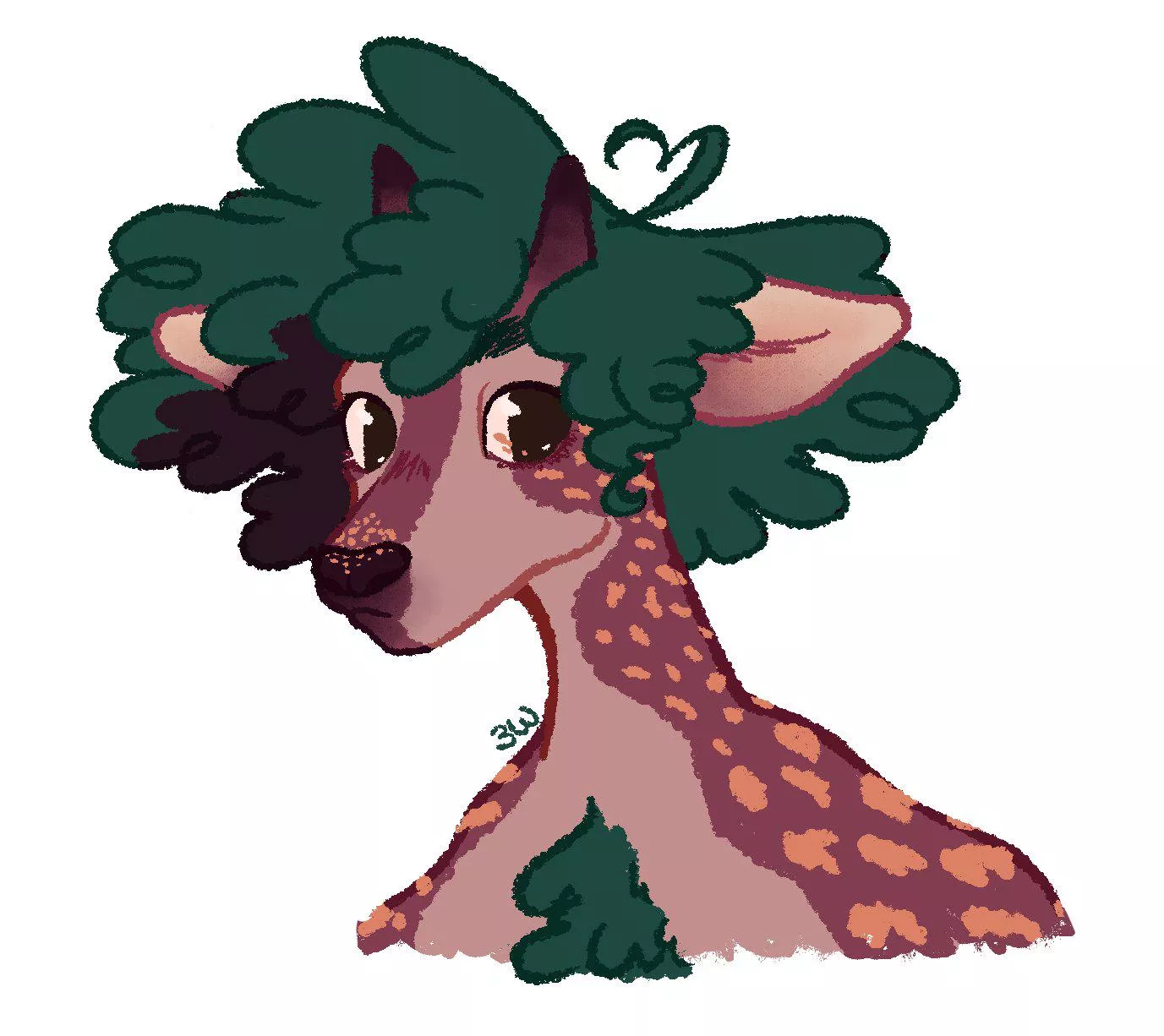 Decided to redesign my baby Corey and try a new art style! (Art and char by me) posted by wonke0