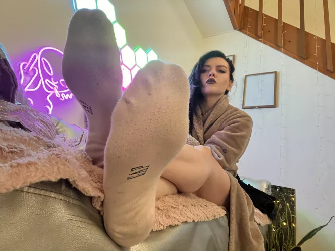 Do you want me too keep them on for you? [F] by magick_babe