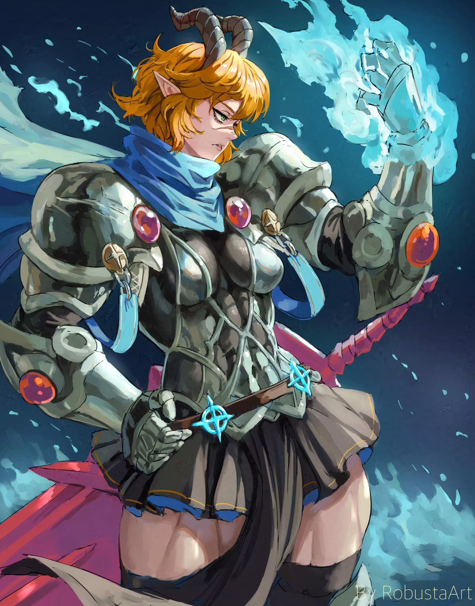 Dragon Knight (RobustaArt) [OC] posted by Throwawheylmao