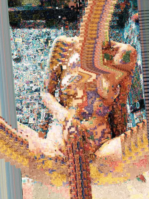 erotic glitch art by mcmeowmcmeow