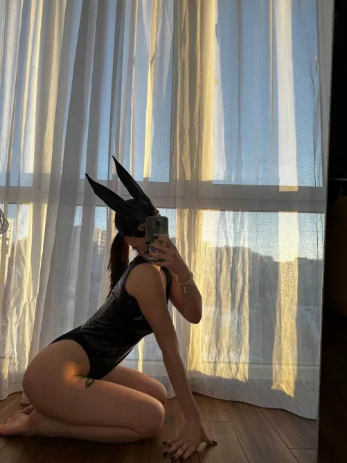 Happy bunny is always wet bunny <3 by Evamoon94