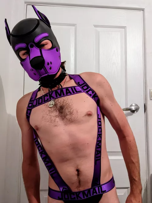Happy little club pup outfit by PupKenai