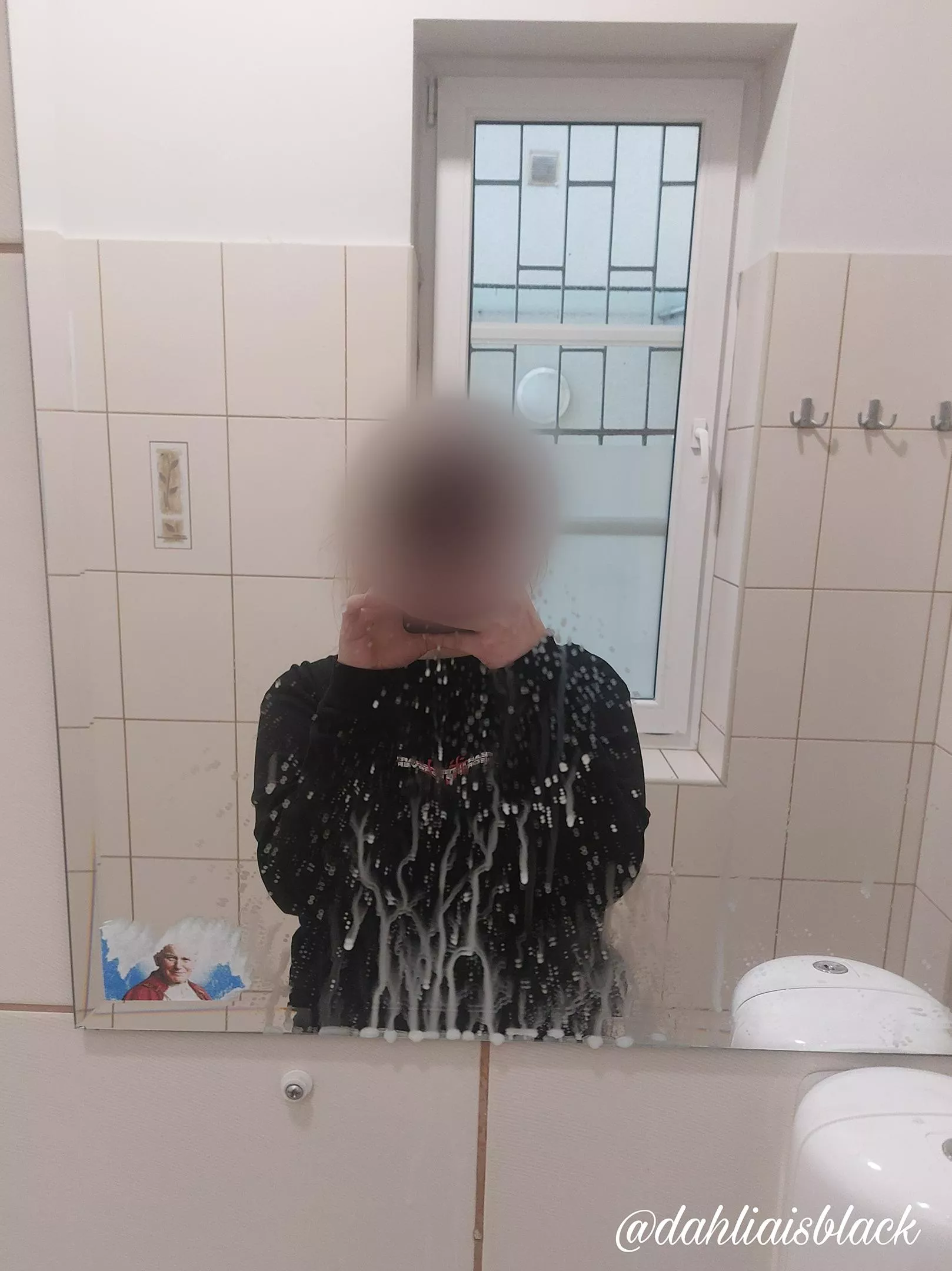 however disgusting it wouldn't be, i enjoy leaving traces of my presence 🤭 posted by dahliaisblack