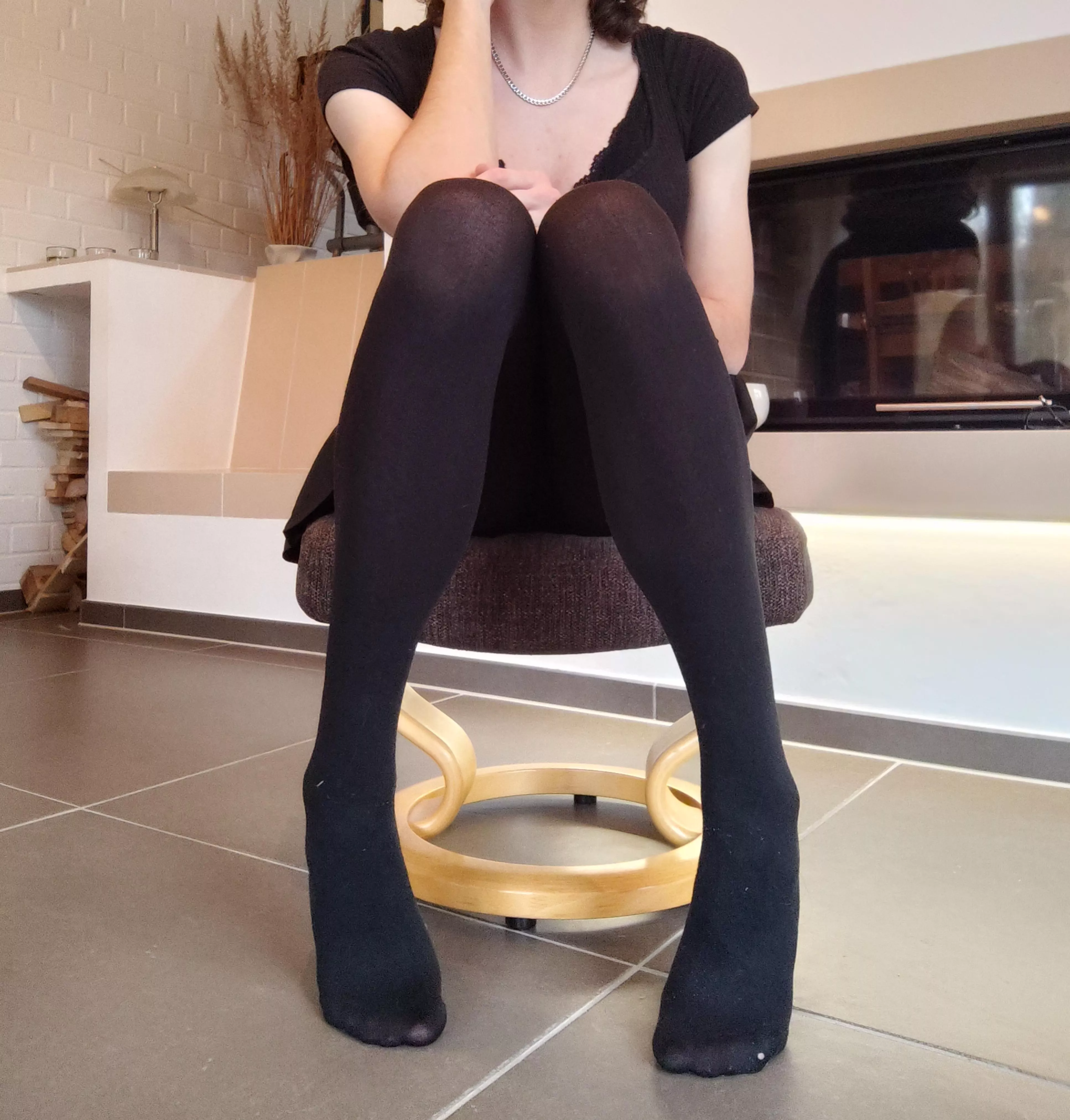 I am addicted to wearing tights😋 posted by TrapSimone