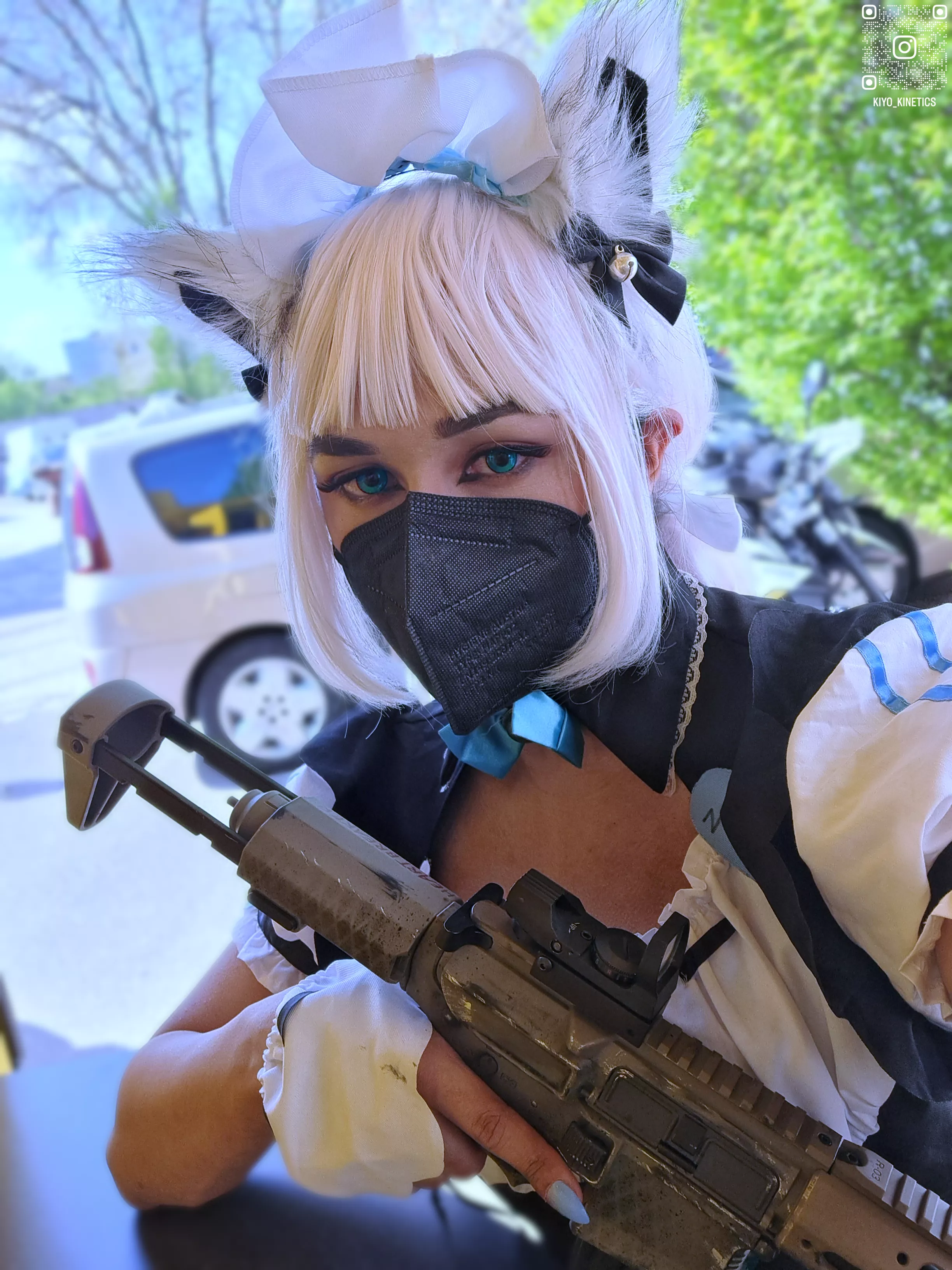 im almost done i swear. Nekopara vanilla cosplay with honeybadger posted by Half_Gravity