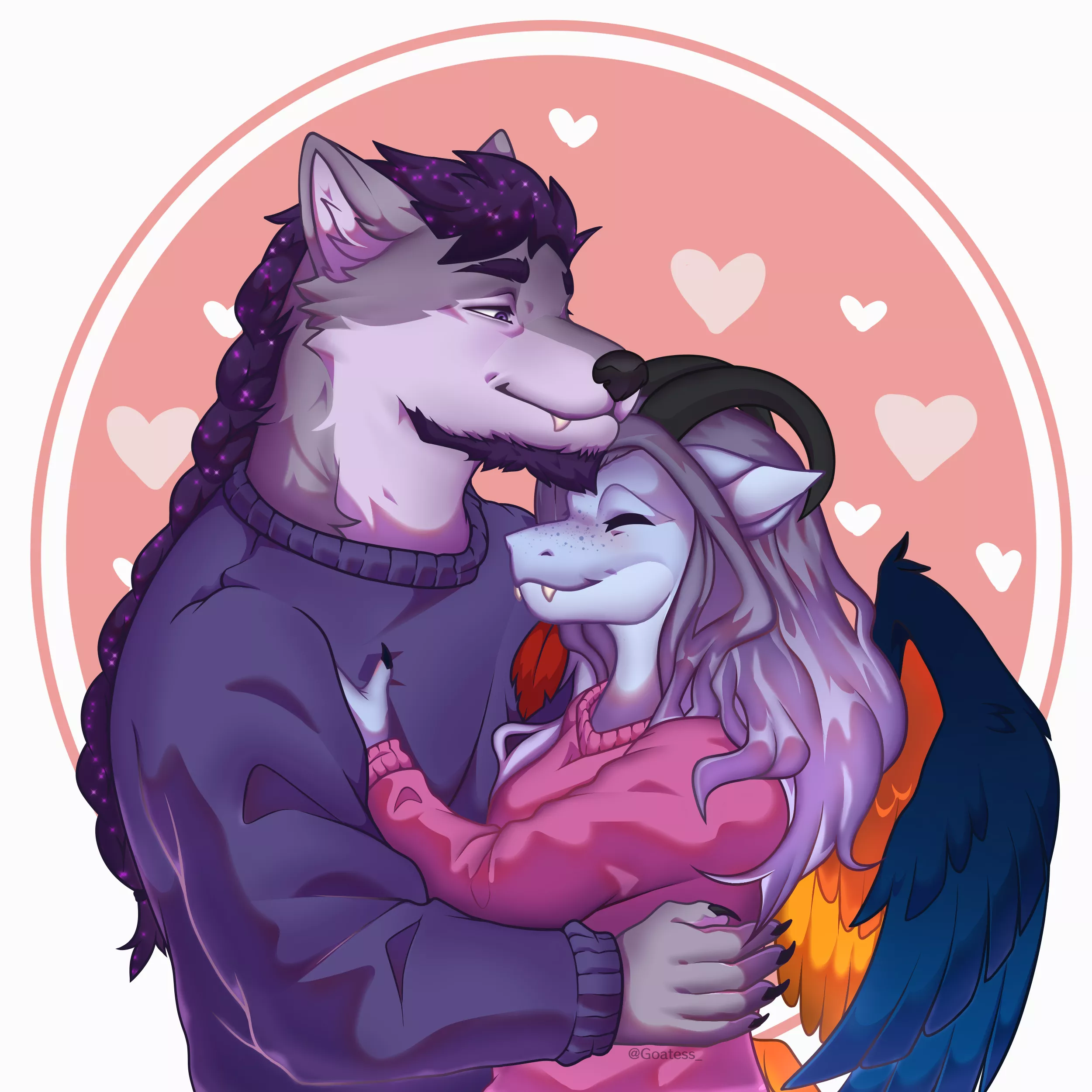 ♥ Love is in the air (Art by me, @Goatess_ ) for Baelfire posted by GoatessOnFA