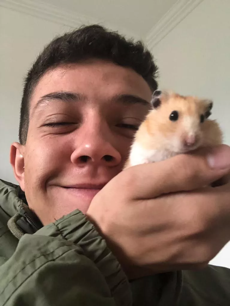 me and my hamster posted by amanikablan