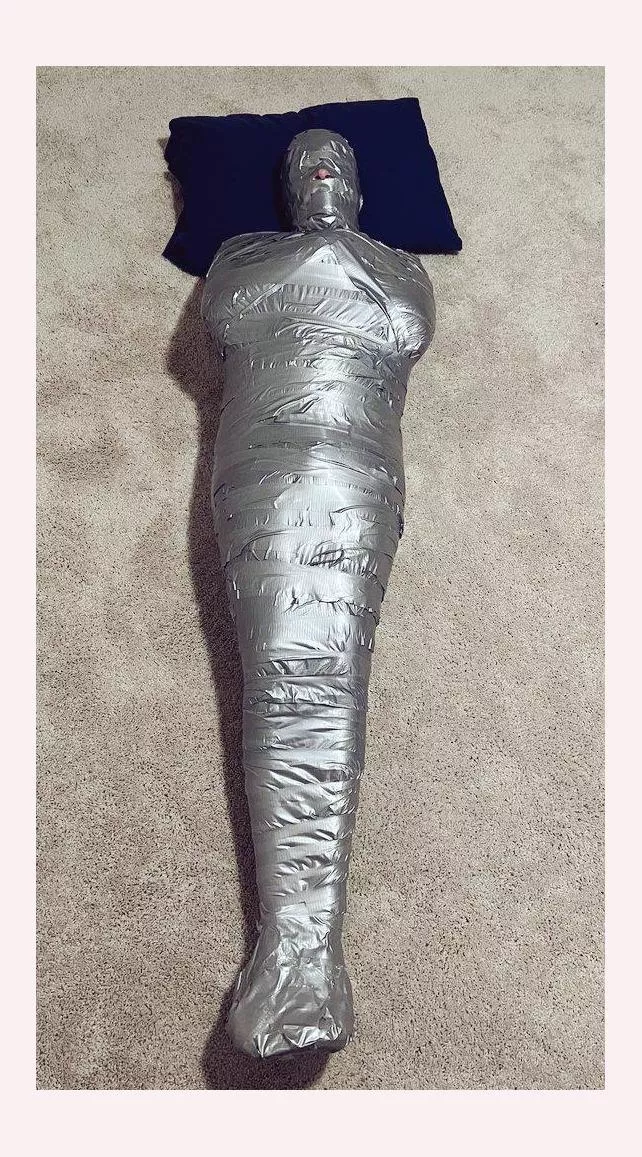 Me mummified arms crossed-style a couple days ago! It was definitely tight 😈 posted by Fabulous-Mulberry237