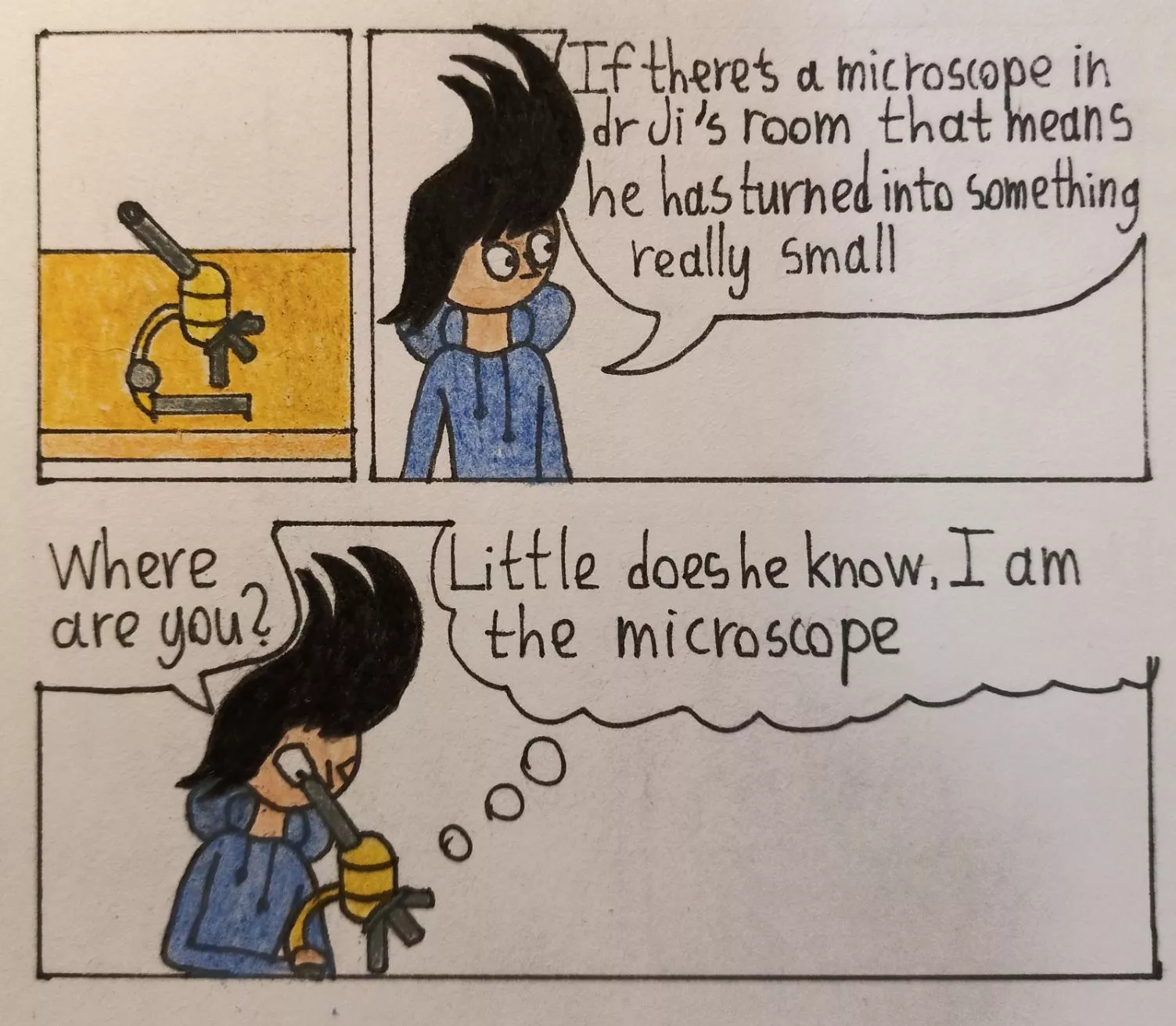 Microscope (art by me) posted by MrMoor2007