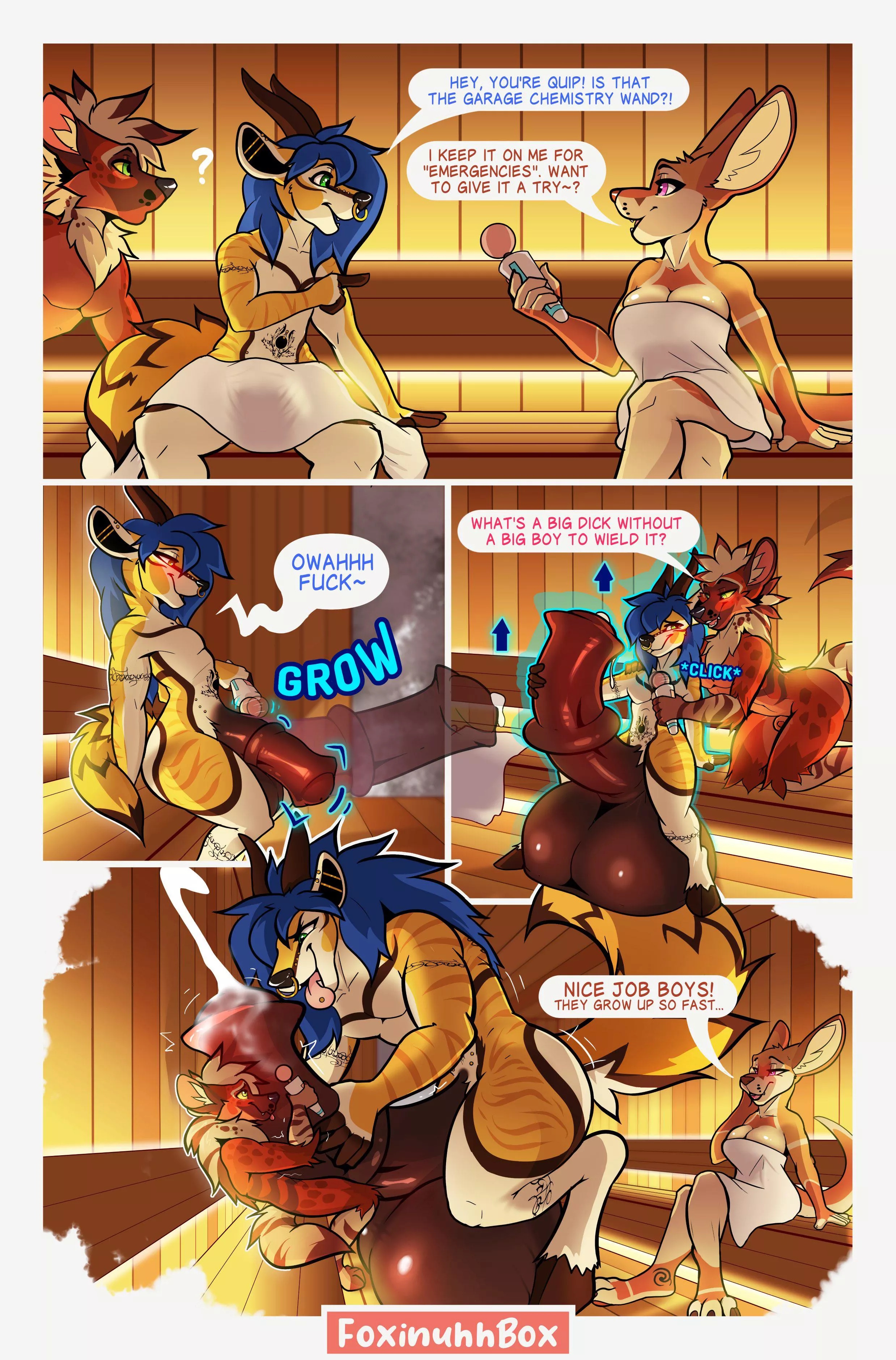 [MM] This sauna is getting ☁️STEAMY☁️ (FoxinuhhBox) posted by Mammoth-Guess-955