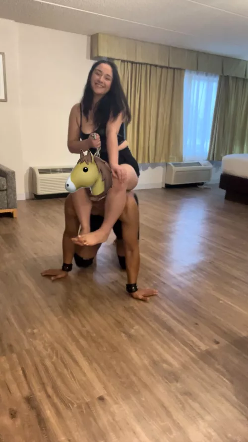 My first pony ride, wanted to share by Goddessmariia