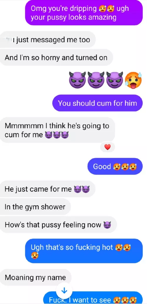 Omg I just got sent this now 🥵 He's ignoring my messages and sexting a cake and came for her at the gym 💦 I just came instantly by Ms_Quean